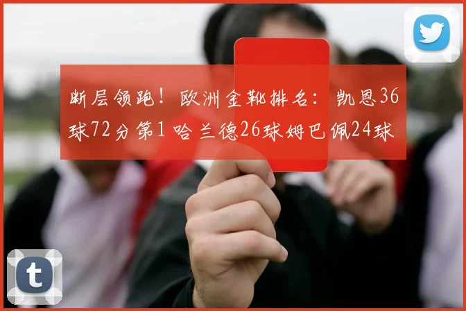断层领跑！欧洲金靴排名：凯恩36球72分第1 哈兰德26球姆巴佩24球